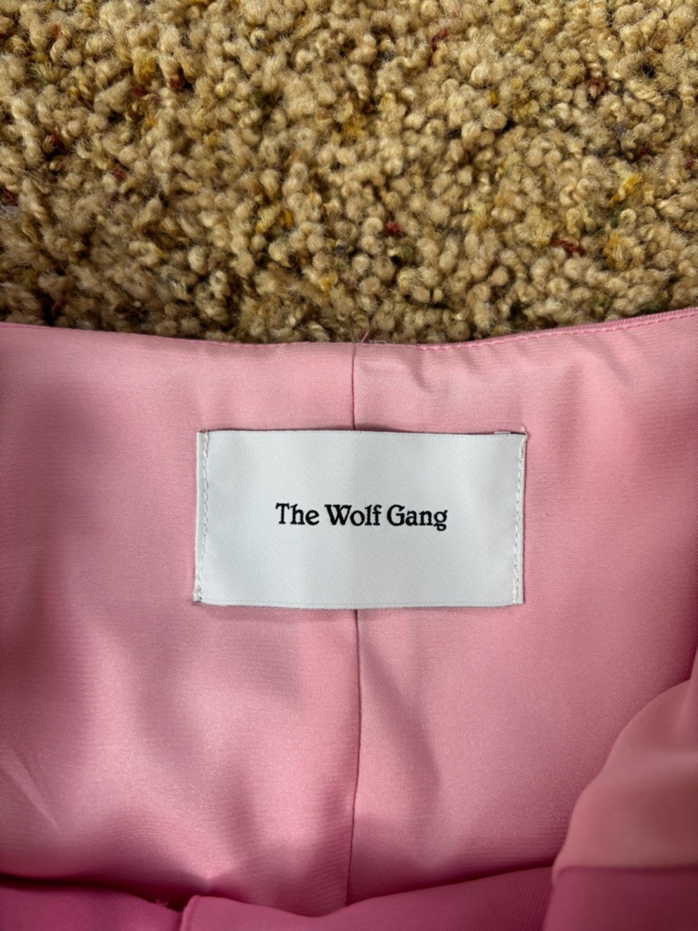 Pink Halter Button-Front Mini Dress - Picture 7 of 10